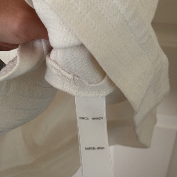 Rebecca Minkoff Royal Racerback White Mini Dress - Picture 12 of 13